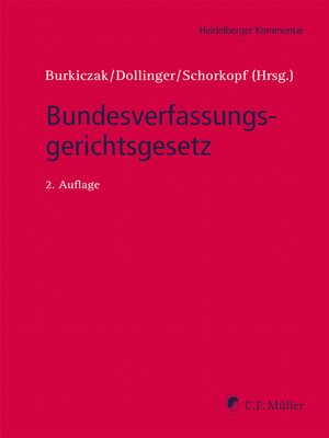 cover image of Bundesverfassungsgerichtsgesetz, eBook